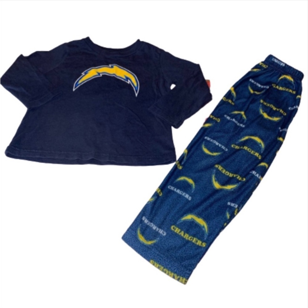 NFL Chargers Dark Blue Pajama Toddler Set